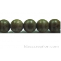 Gray Wood Round Beads 10mm